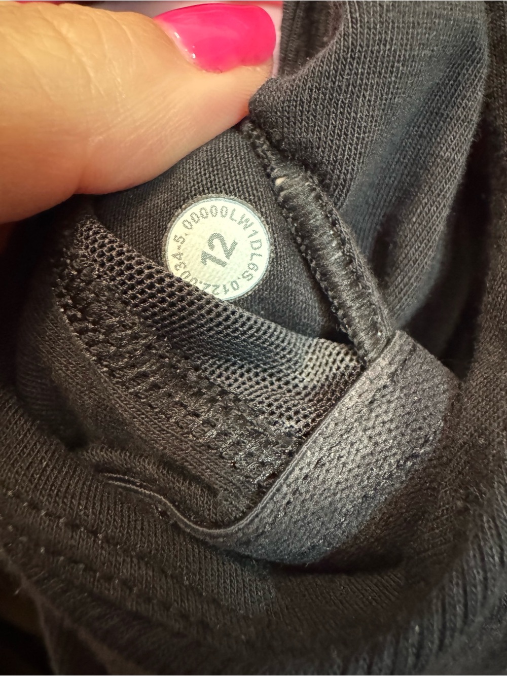 lululemon Ribbed Micro-Modal Tank Top - Black size 12 - Picture 7 of 7